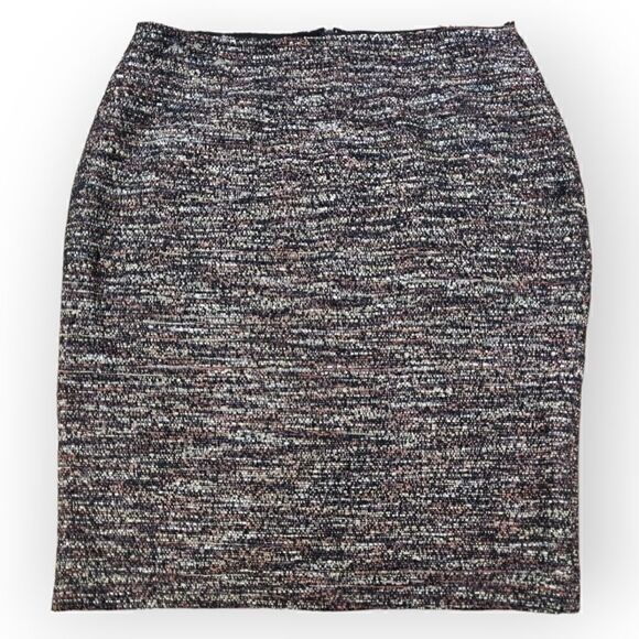Lafayette 148 Tweed back zip classic pencil skirt size L *check measurements - Picture 3 of 10